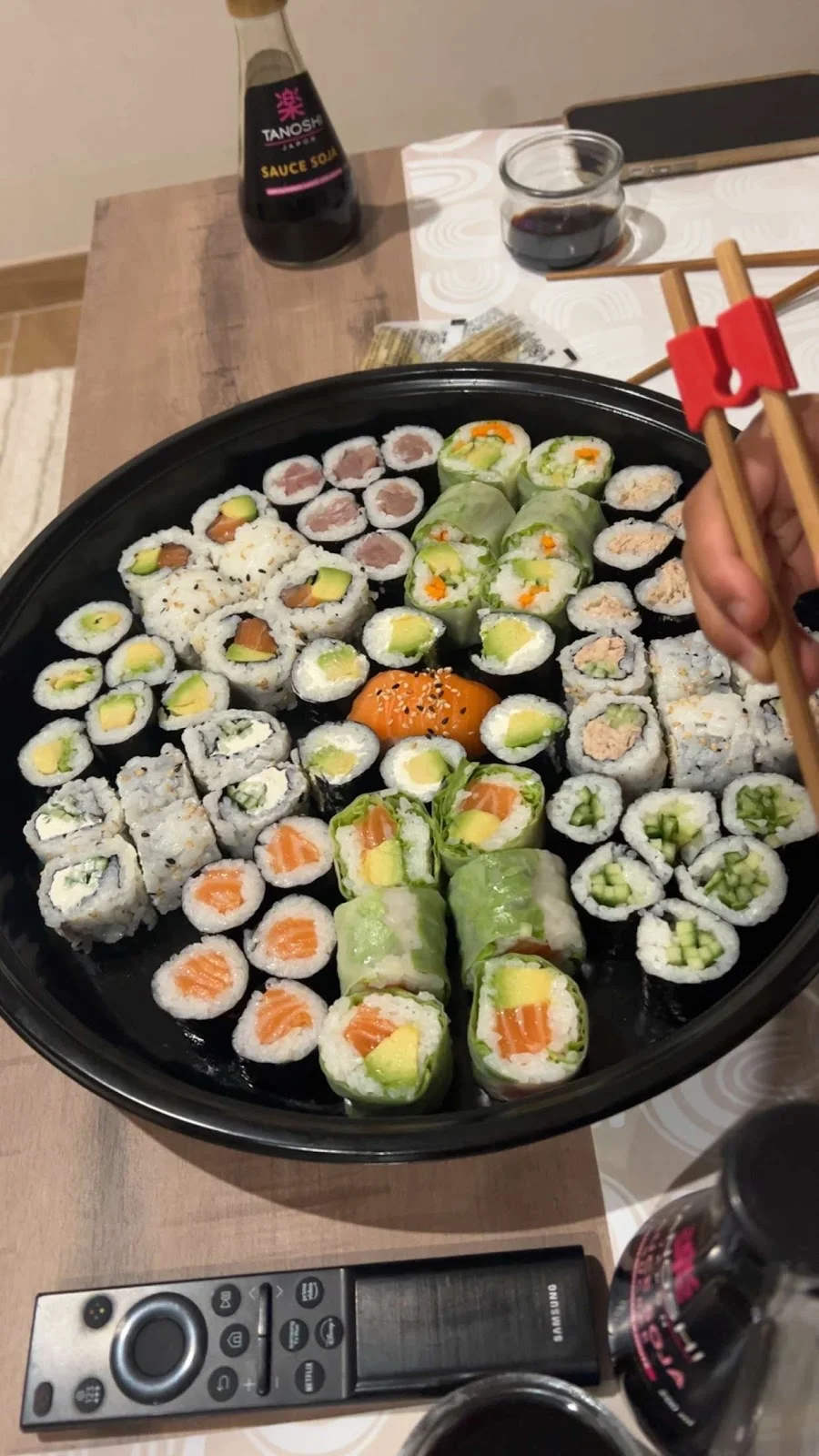 Plateau Géant 67 pièces Kanpeki Sushi